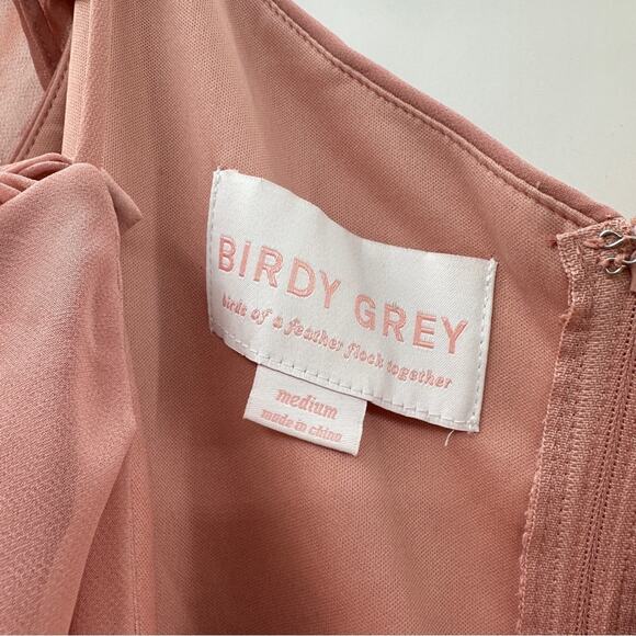 Birdy Grey Devin Convertible Sleeveless Bridesmaid Dress in Dusty Rose Sz M NEW - Picture 7 of 10